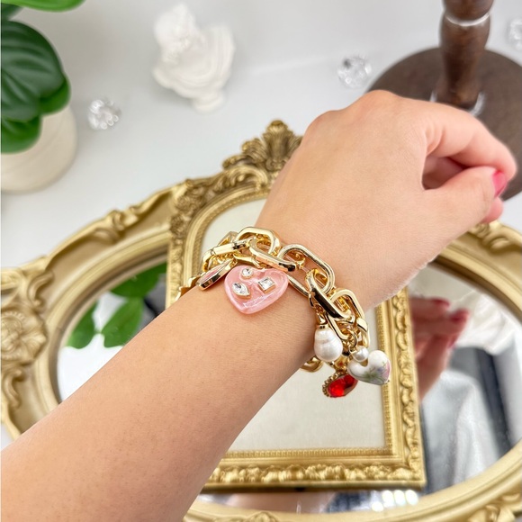 Whimsical Gold Charm Bracelet - Picture 9 of 11